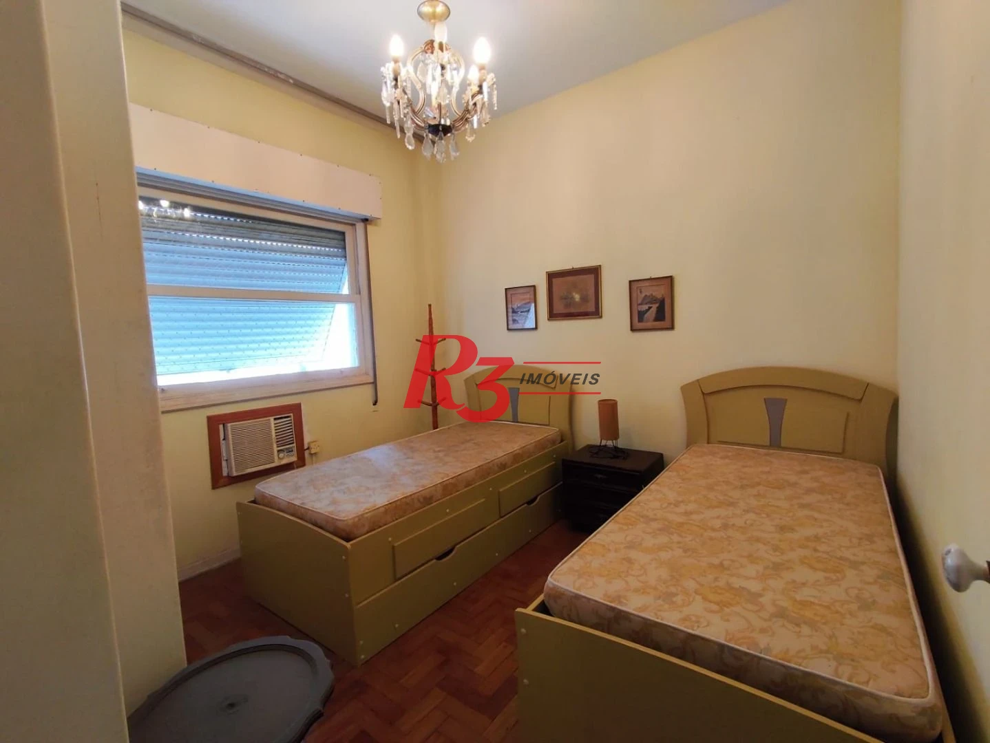 Apartamento com 3 dormitórios para alugar, 173 m² por R$ 4.700,00/mês - Gonzaga - Santos/SP