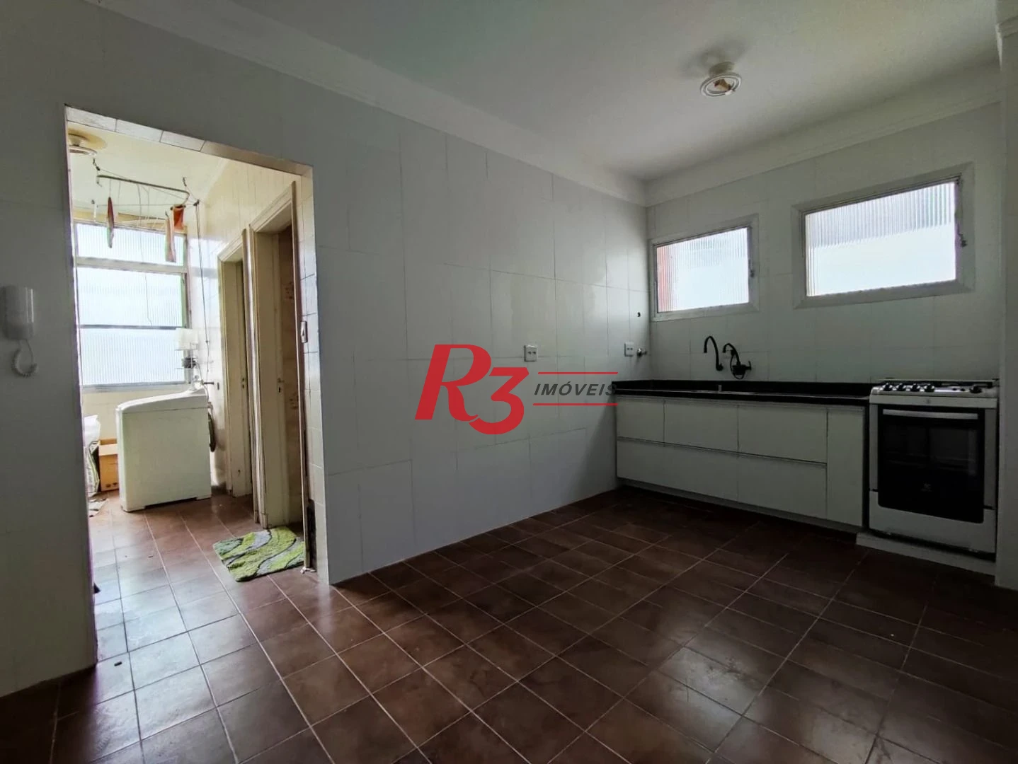 Apartamento com 3 dormitórios para alugar, 173 m² por R$ 4.700,00/mês - Gonzaga - Santos/SP
