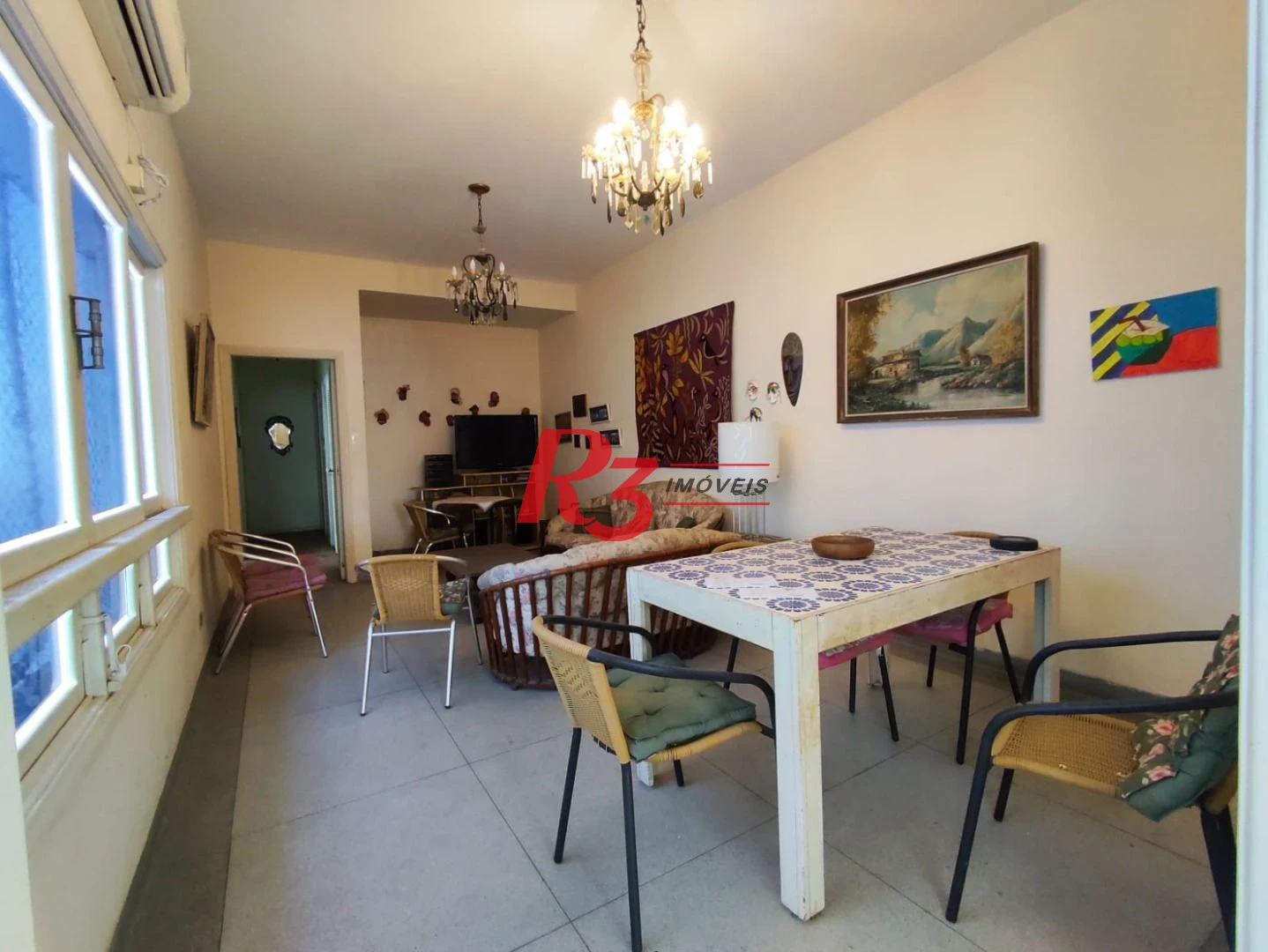 Apartamento com 3 dormitórios para alugar, 173 m² por R$ 4.700,00/mês - Gonzaga - Santos/SP