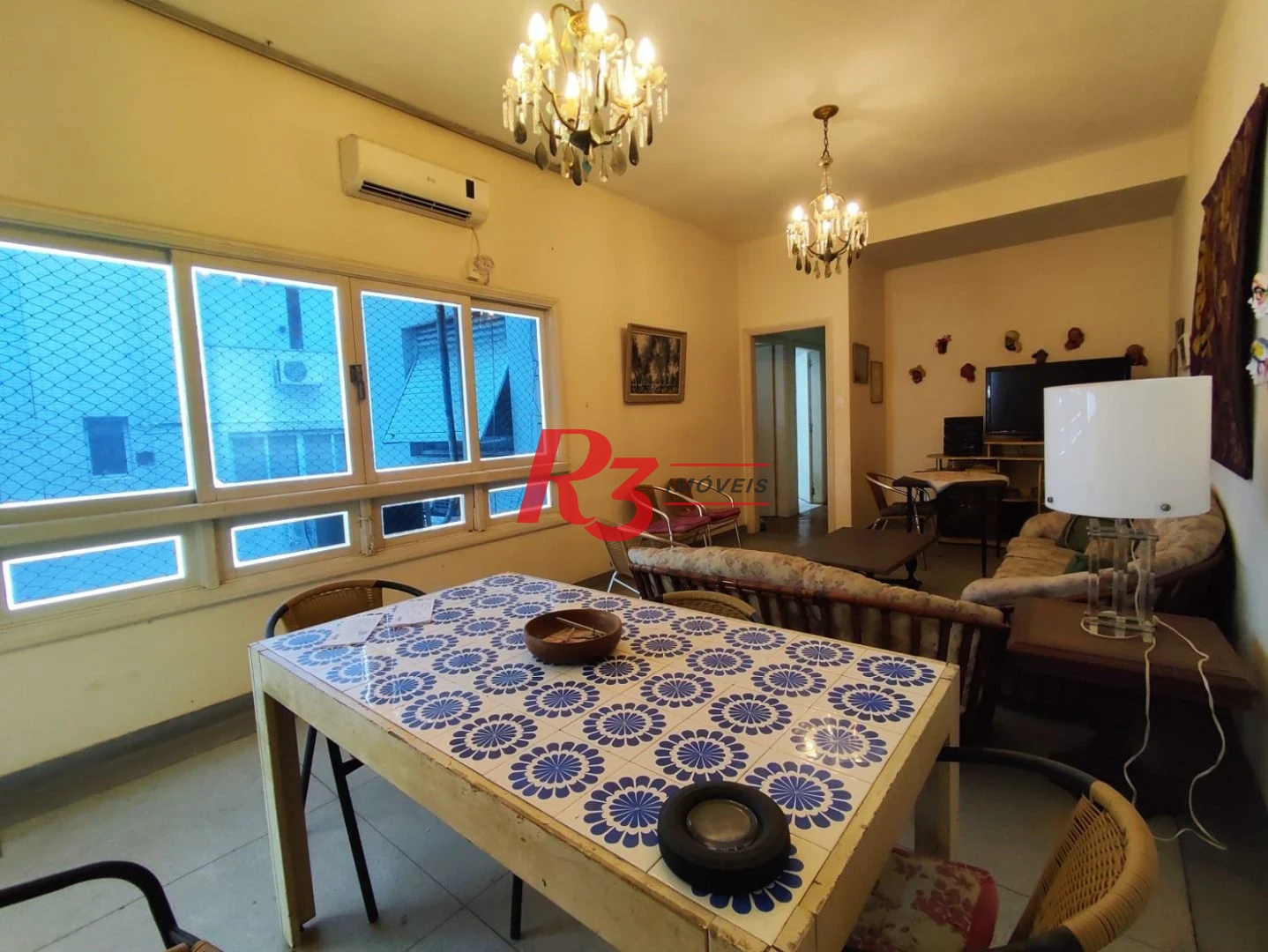 Apartamento com 3 dormitórios para alugar, 173 m² por R$ 4.700,00/mês - Gonzaga - Santos/SP