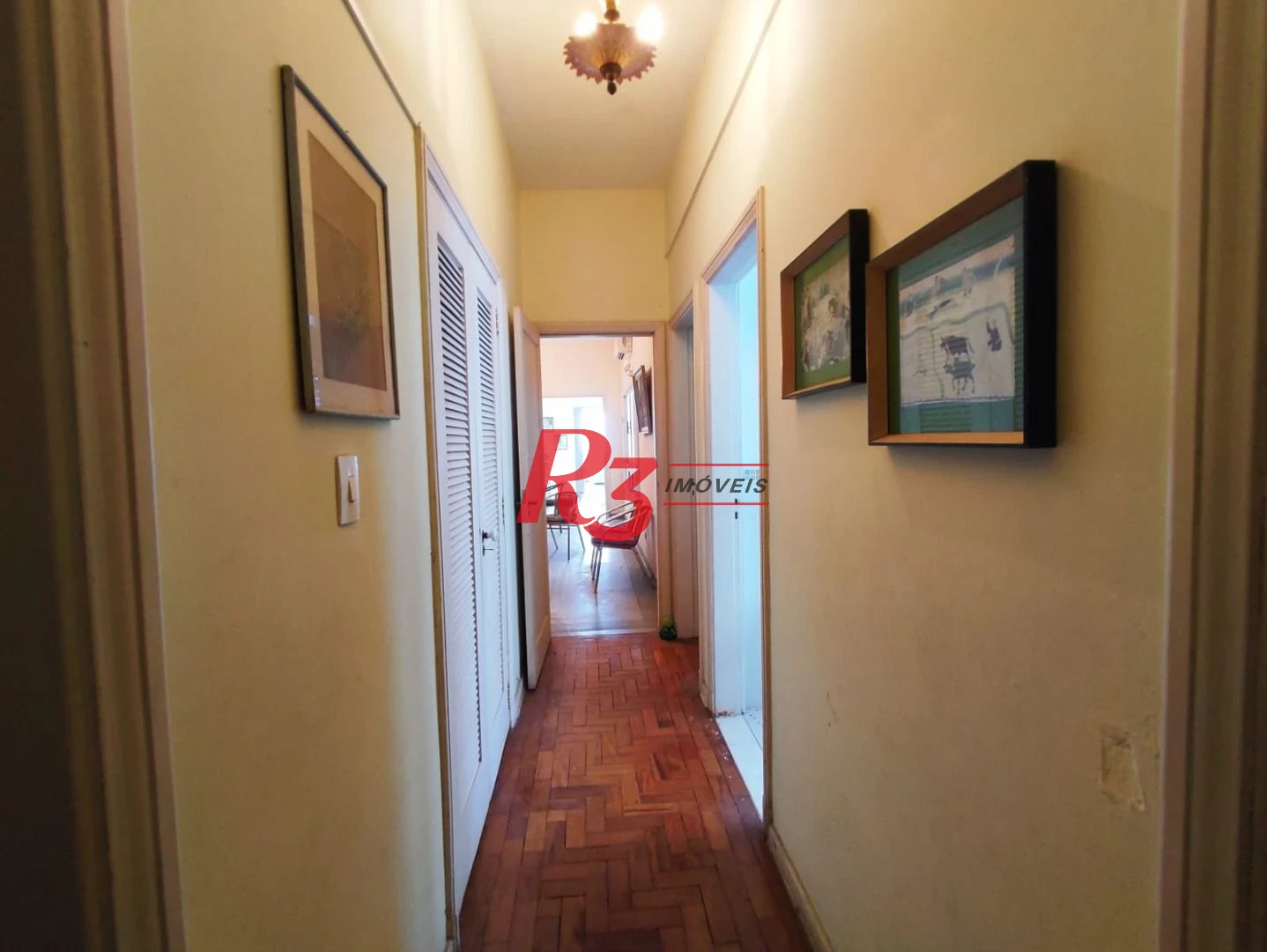 Apartamento com 3 dormitórios para alugar, 173 m² por R$ 4.700,00/mês - Gonzaga - Santos/SP