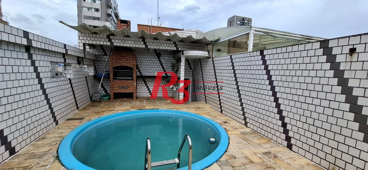 Cobertura com 2 dormitórios à venda, 160 m² por R$ 1.170.000,00 - Gonzaga - Santos/SP