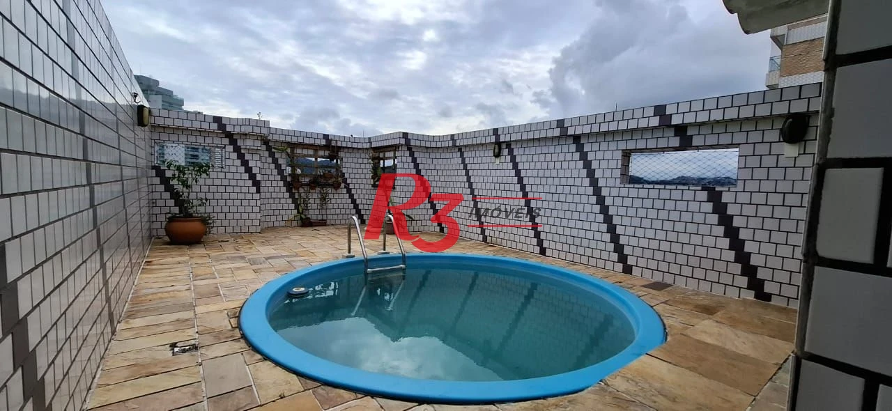 Cobertura com 2 dormitórios à venda, 160 m² por R$ 1.170.000,00 - Gonzaga - Santos/SP