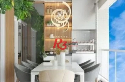 Apartamento à venda, 83 m² por R$ 1.960.000,00 - Embaré - Santos/SP