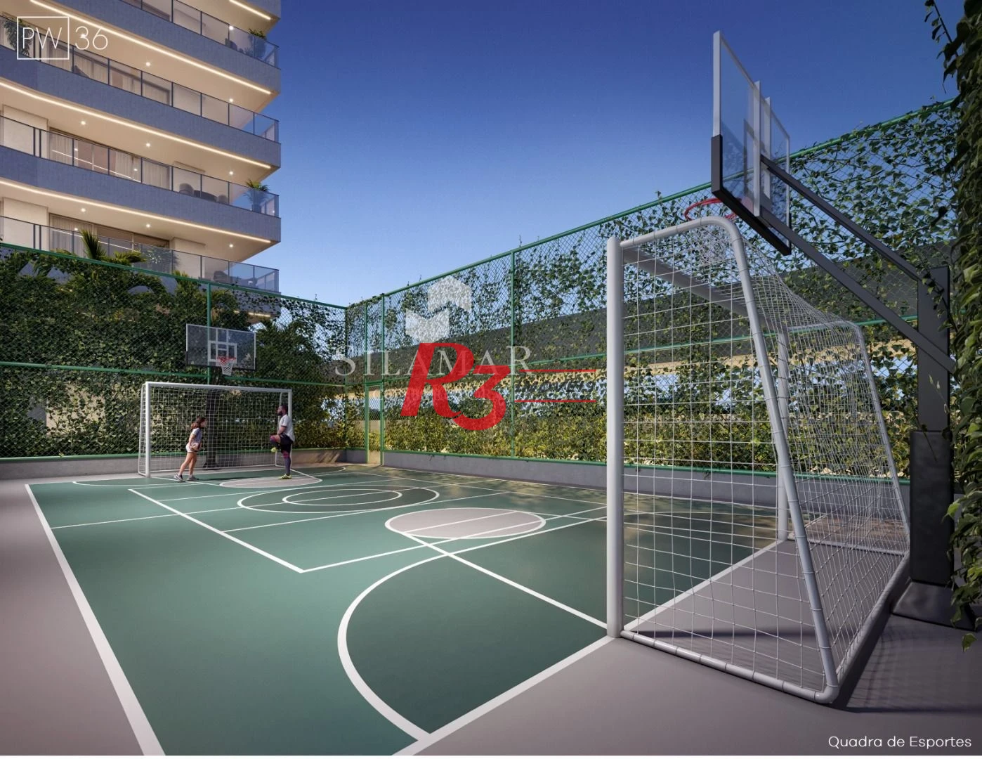 Apartamento com 3 suítes de frente para a praia do Gonzaga à venda, 224 m² por R$ 3.570.000 - Santos/SP