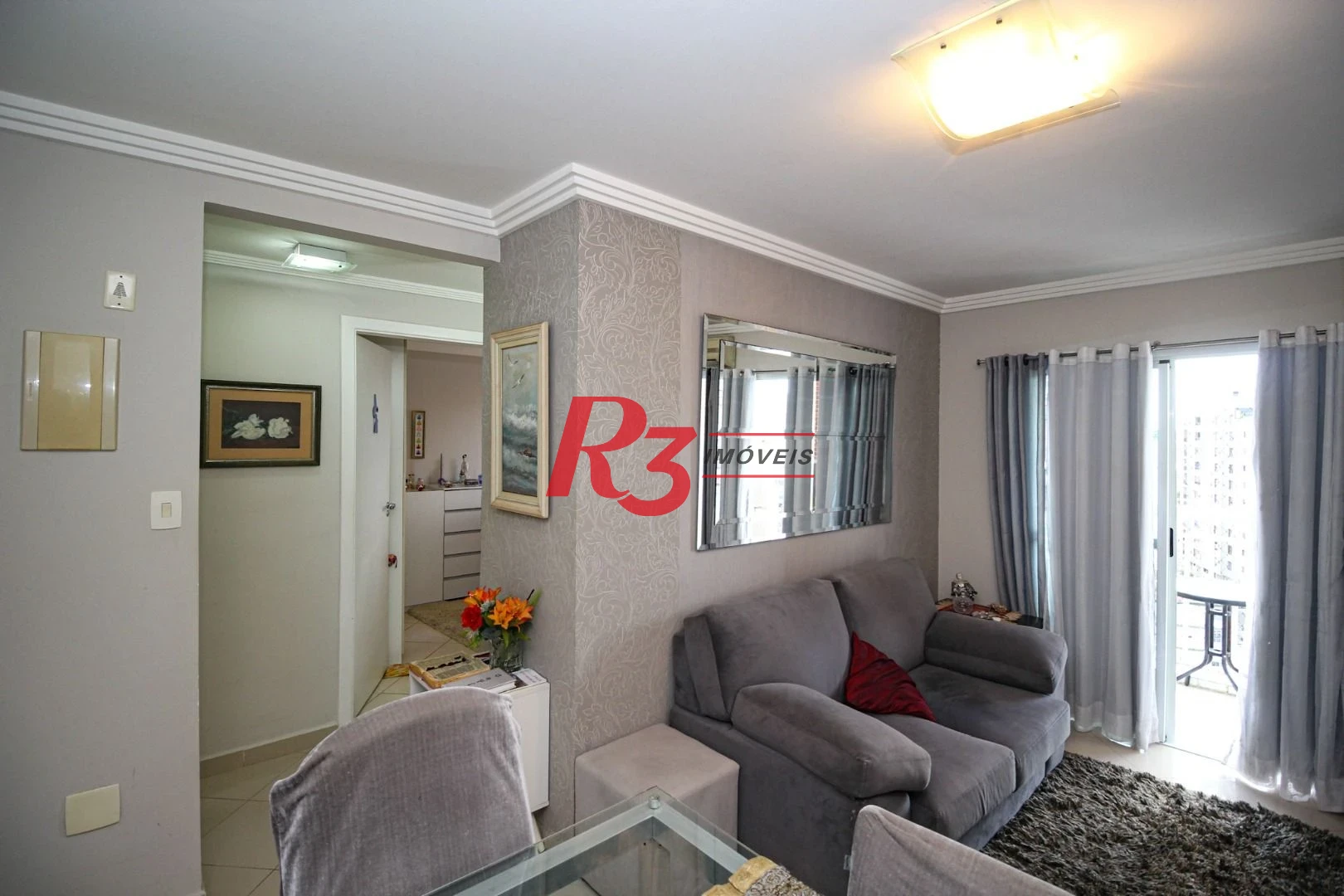 Apartamento com 1 dormitório, 48 m² - venda por R$ 599.000,00 ou aluguel por R$ 5.000,02/mês - Ponta da Praia - Santos/SP