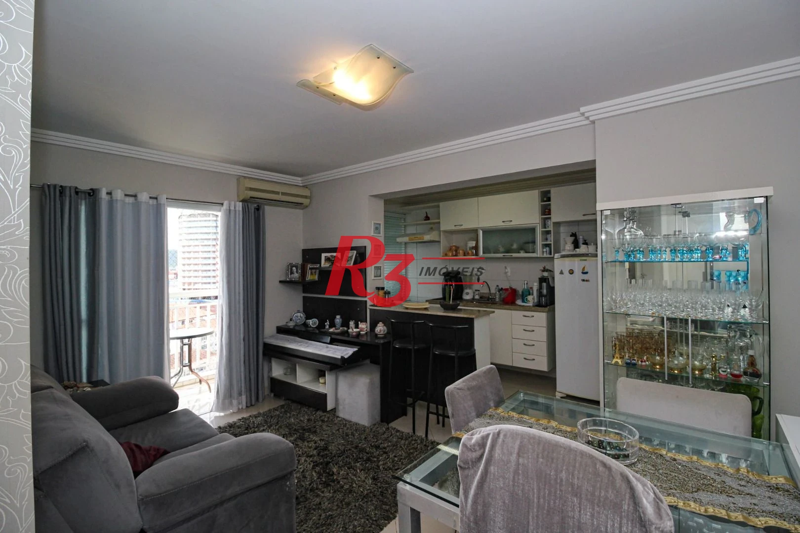 Apartamento com 1 dormitório, 48 m² - venda por R$ 599.000,00 ou aluguel por R$ 5.000,02/mês - Ponta da Praia - Santos/SP