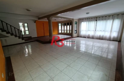 Casa com 4 dormitórios, 357 m² - venda por R$ 1.450.000,00 ou aluguel por R$ 9.700,00/mês - Aparecida - Santos/SP