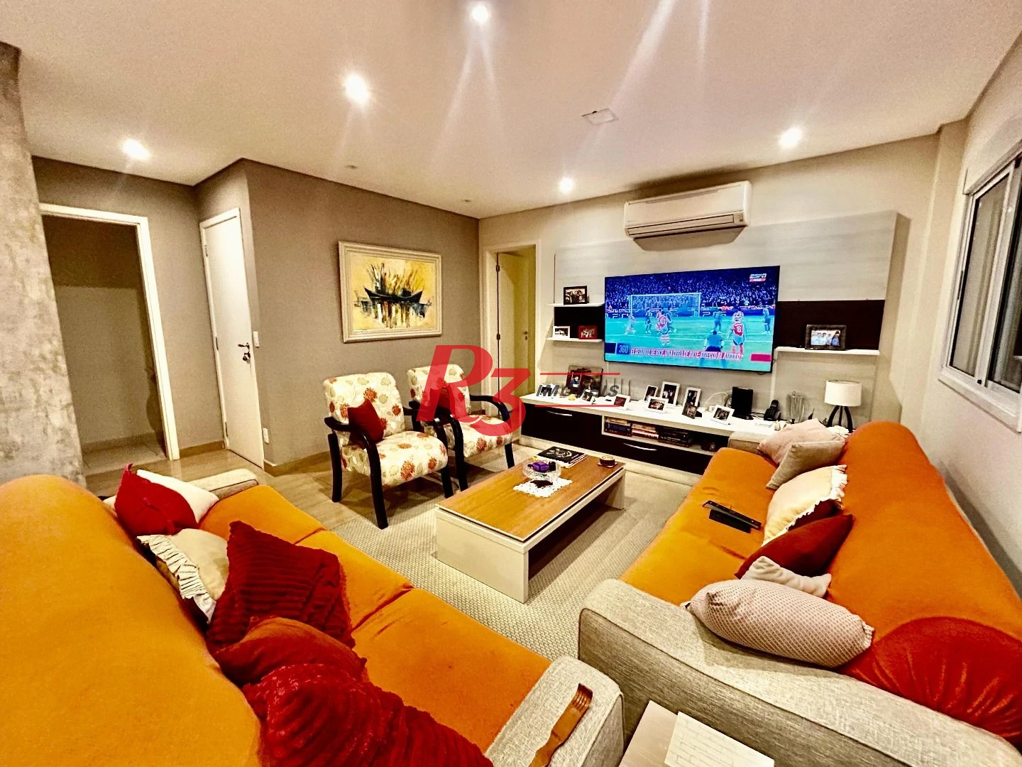 Apartamento com 3 dormitórios à venda, 171 m² por R$ 2.300.000,00 - Embaré - Santos/SP