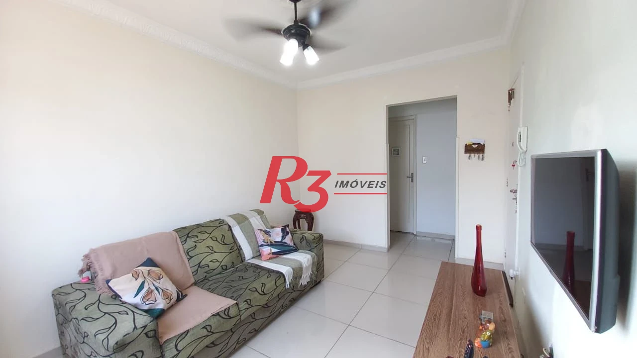 Apartamento com 2 dormitórios à venda, 60 m² por R$ 335.000,00 - Marapé - Santos/SP