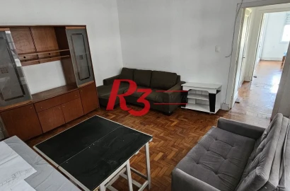 Apartamento com 3 dormitórios para alugar, 100 m² por R$ 5.000,00/mês - Gonzaga - Santos/SP