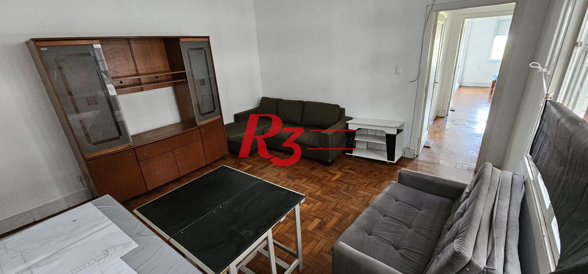 Apartamento com 3 dormitórios para alugar, 100 m² por R$ 5.000,00/mês - Gonzaga - Santos/SP
