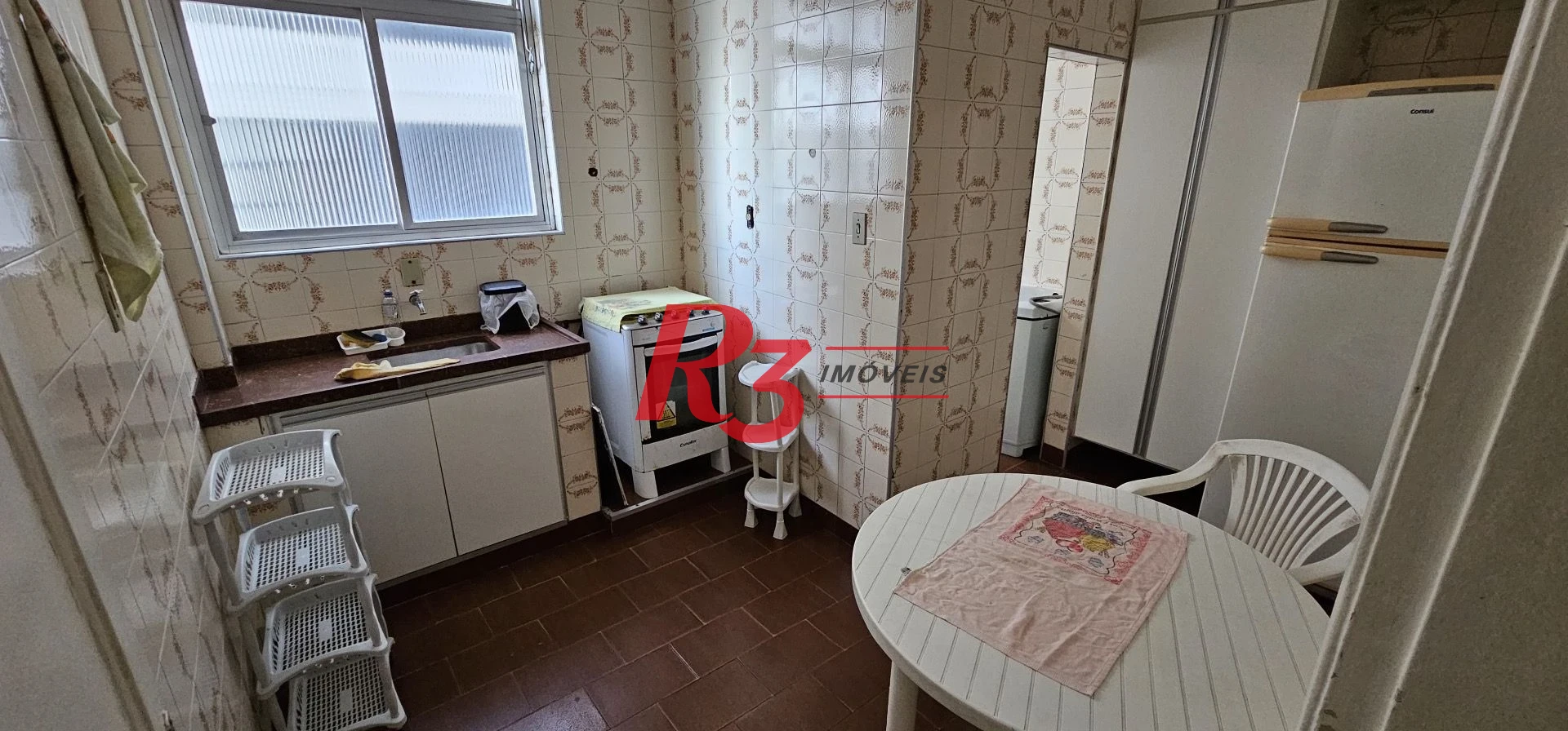 Apartamento com 3 dormitórios para alugar, 100 m² por R$ 5.000,00/mês - Gonzaga - Santos/SP