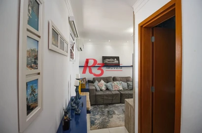 Apartamento com 3 dormitórios à venda, 115 m² por R$ 2.300.000,00 - Pompéia - Santos/SP