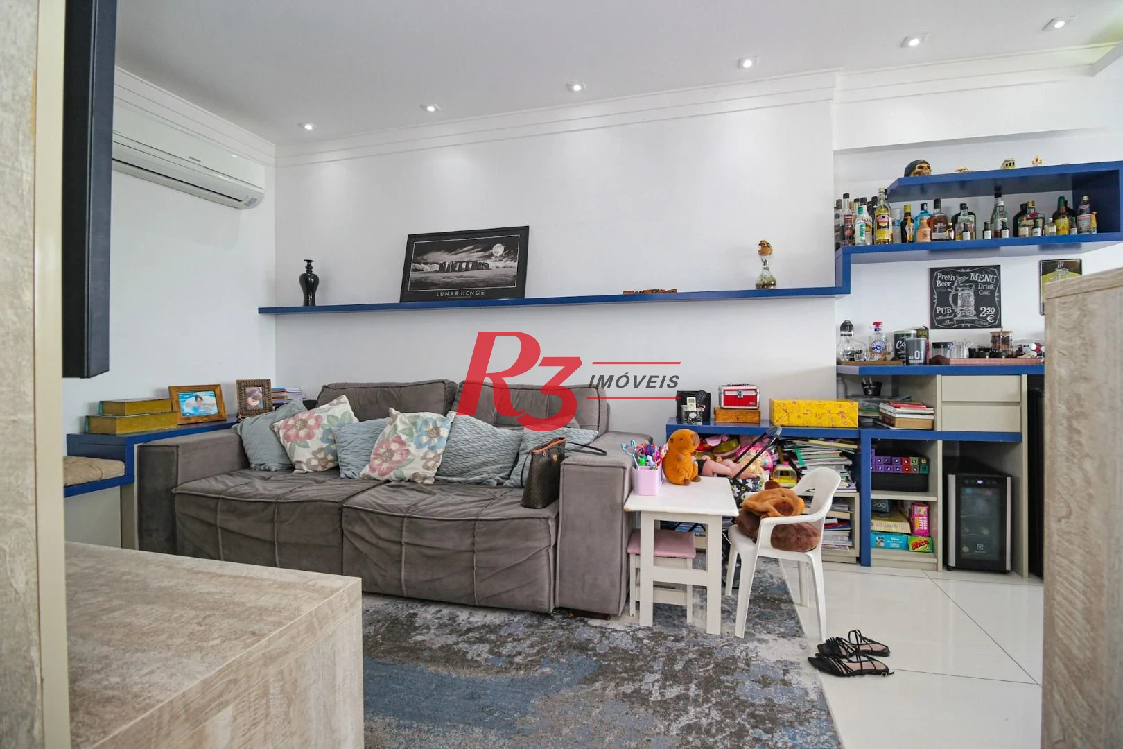 Apartamento com 3 dormitórios à venda, 115 m² por R$ 2.300.000,00 - Pompéia - Santos/SP