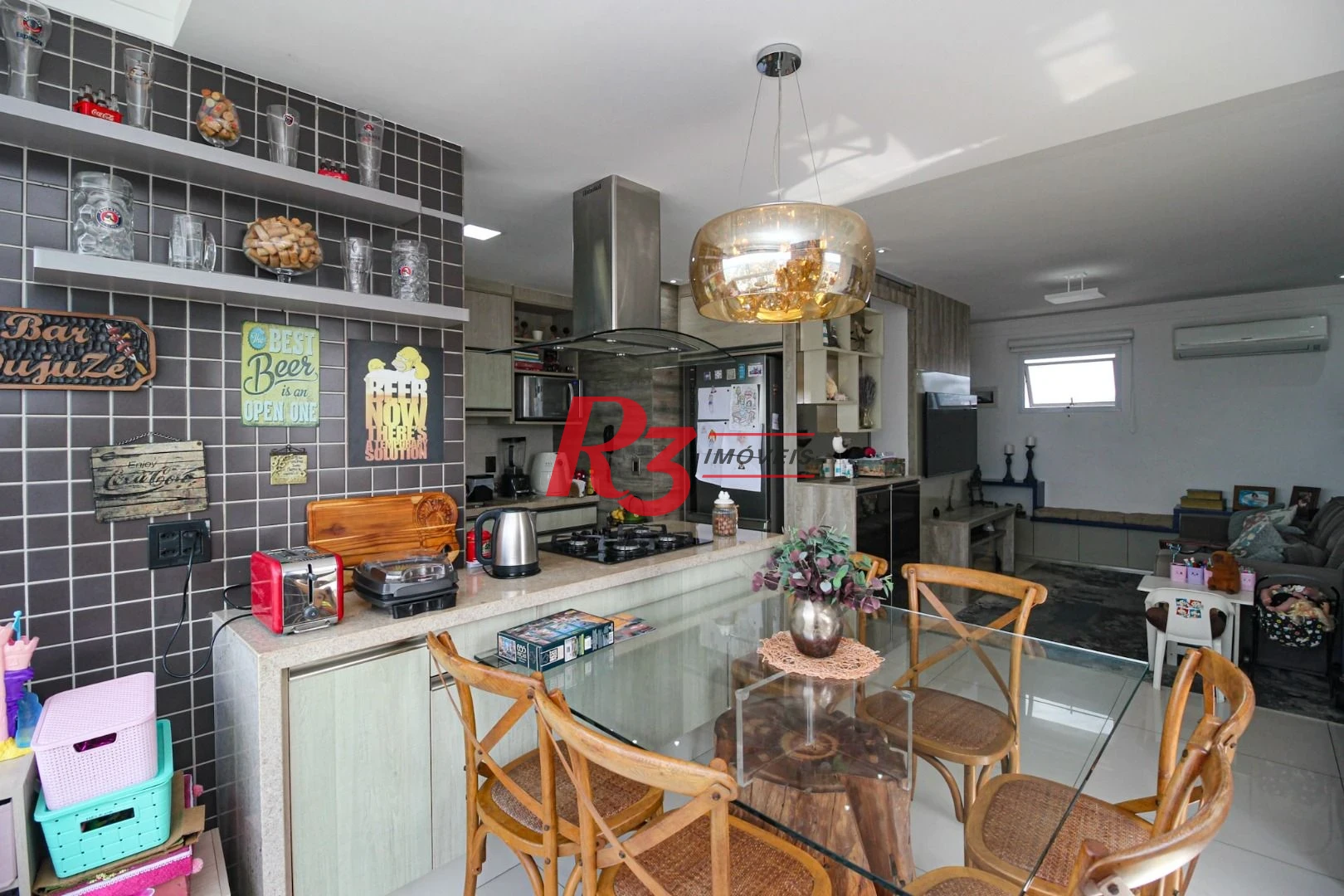 Apartamento com 3 dormitórios à venda, 115 m² por R$ 2.300.000,00 - Pompéia - Santos/SP