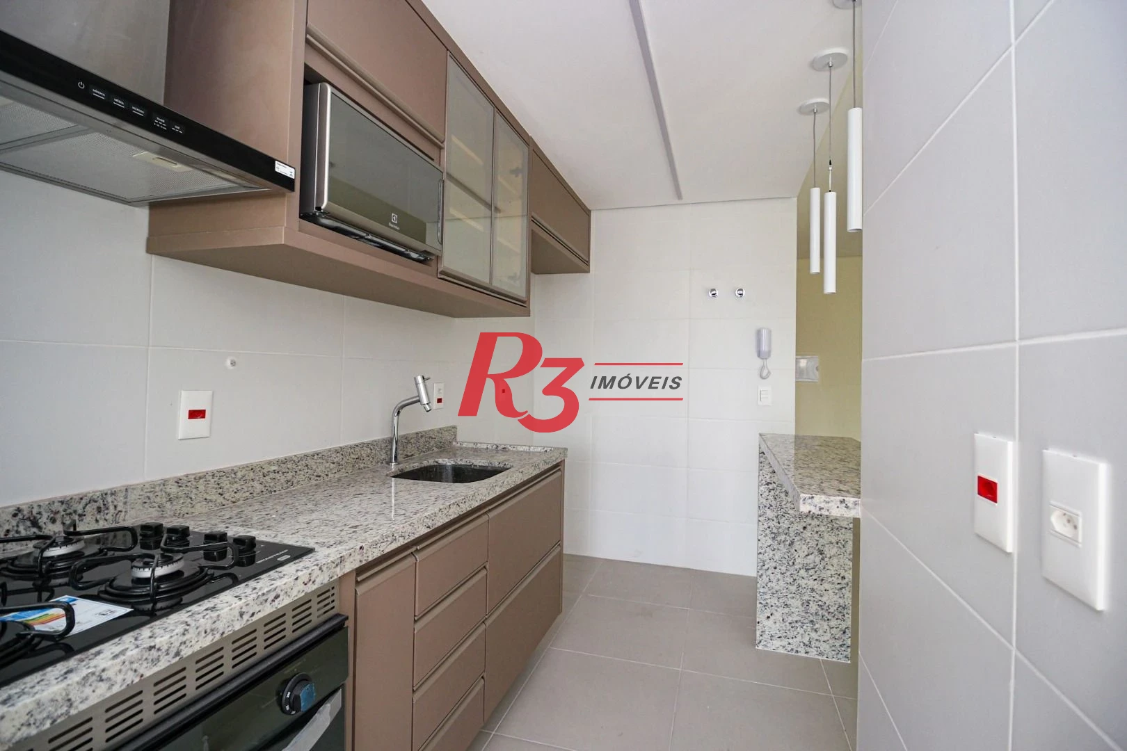 Apartamento com 1 dormitório para alugar, 65 m² por R$ 5.800,02/mês - Vila Rica - Santos/SP