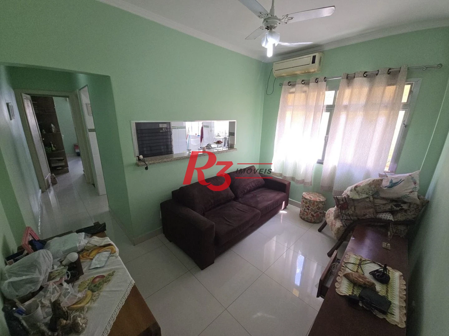 Apartamento com 1 dormitório à venda, 54 m² por R$ 300.000,00 - Centro - São Vicente/SP