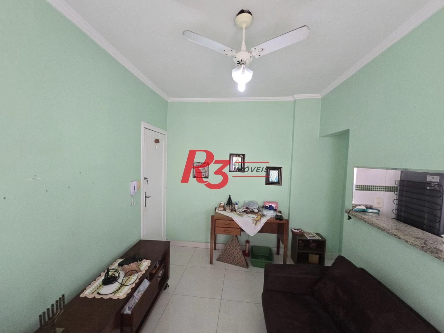 Apartamento com 1 dormitório à venda, 54 m² por R$ 300.000,00 - Centro - São Vicente/SP