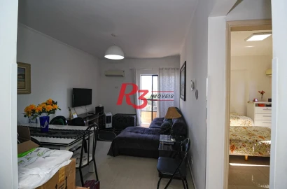 Apartamento com 1 dormitório à venda, 55 m² por R$ 460.000,00 - Ponta da Praia - Santos/SP