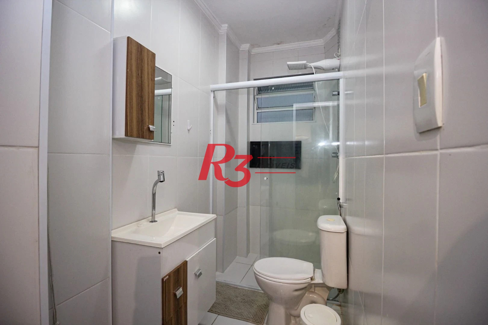 Kitnet com 1 dormitório para alugar, 34 m² por R$ 3.000,02/mês - José Menino - Santos/SP