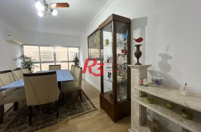 Apartamento com 3 dormitórios à venda, 177 m² por R$ 790.000,00 - Campo Grande - Santos/SP