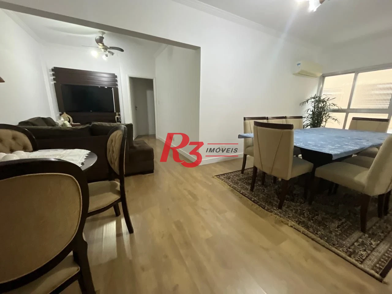 Apartamento com 3 dormitórios à venda, 177 m² por R$ 850.000,00 - Campo Grande - Santos/SP
