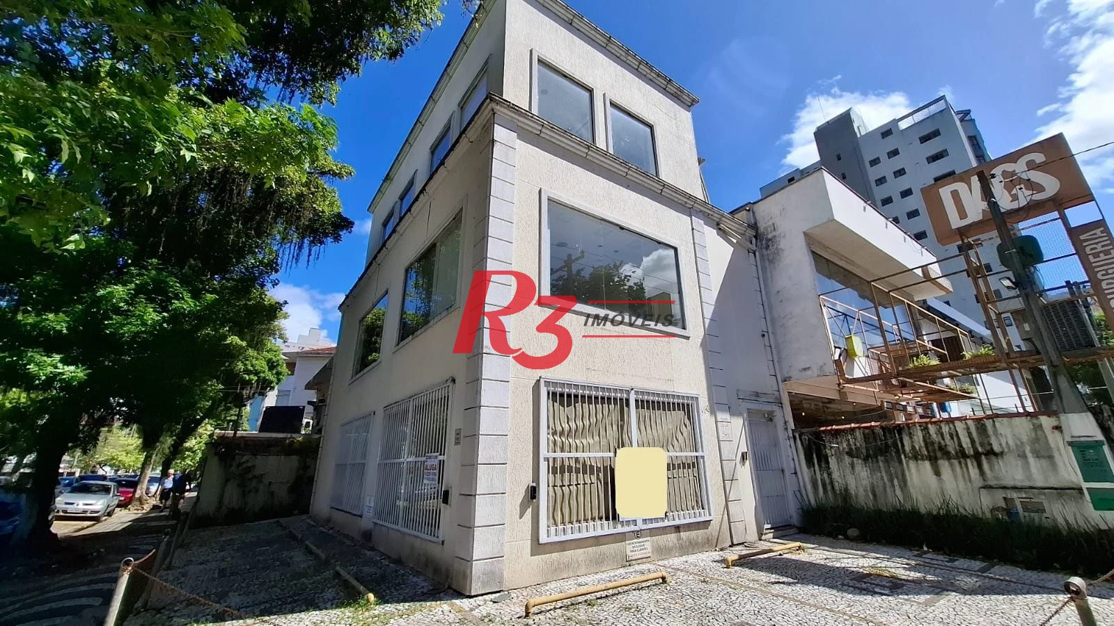Loja para locação, 230 m², 3 andares, 5 vagas, no Boqueirão, em Santos SP