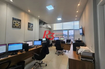 Sala à venda, 72 m² por R$ 650.000,00 - Vila Matias - Santos/SP