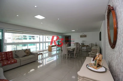 Apartamento com 4 dormitórios à venda, 191 m² por R$ 2.250.000,00 - Gonzaga - Santos/SP