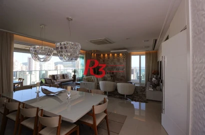 Apartamento com 4 dormitórios à venda, 277 m² por R$ 5.850.000,00 - Embaré - Santos/SP