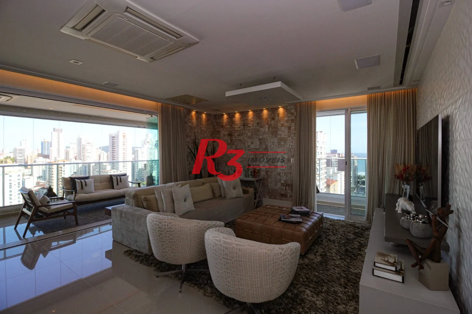 Apartamento com 4 dormitórios à venda, 277 m² por R$ 5.850.000,00 - Embaré - Santos/SP