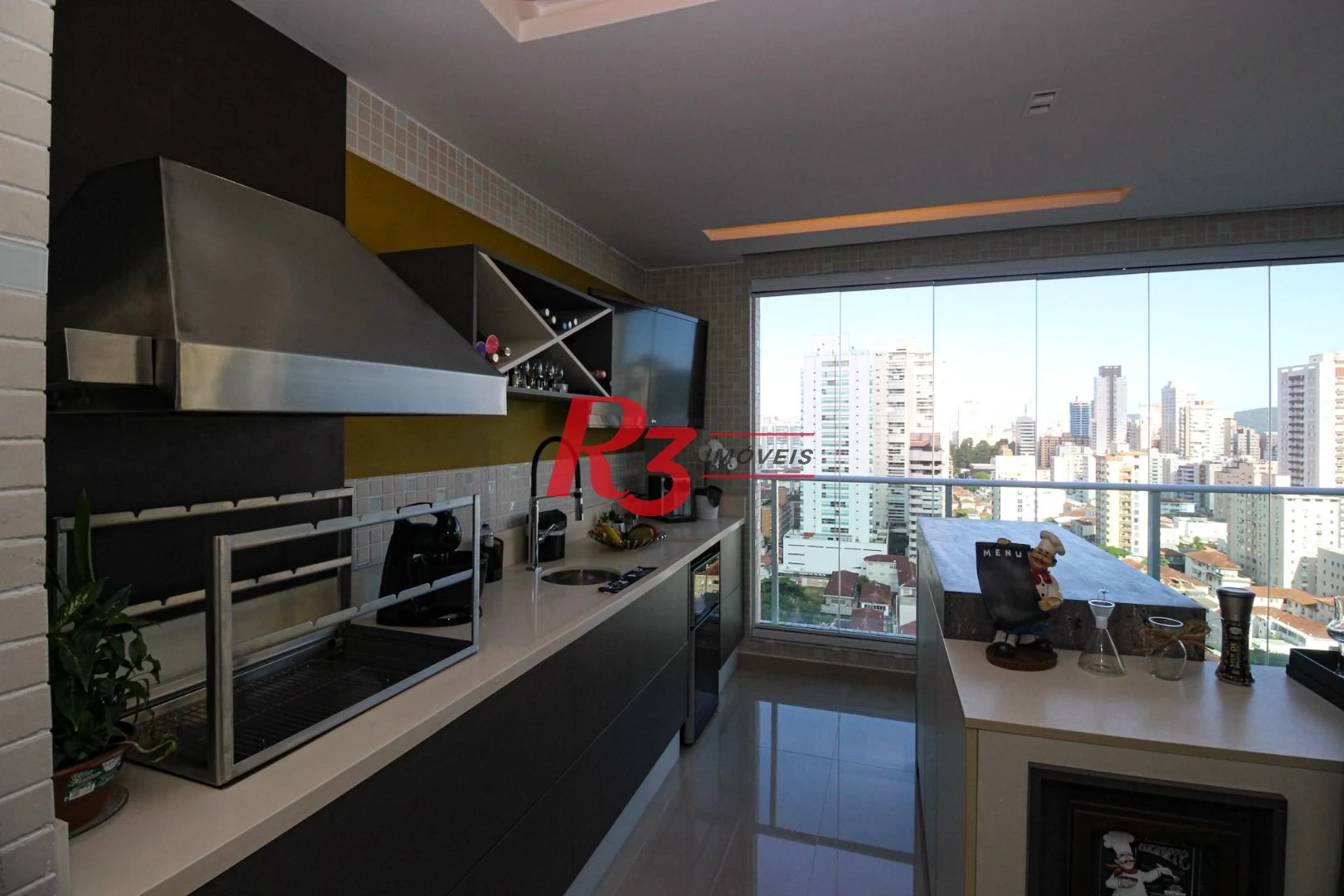 Apartamento com 4 dormitórios à venda, 277 m² por R$ 5.850.000,00 - Embaré - Santos/SP