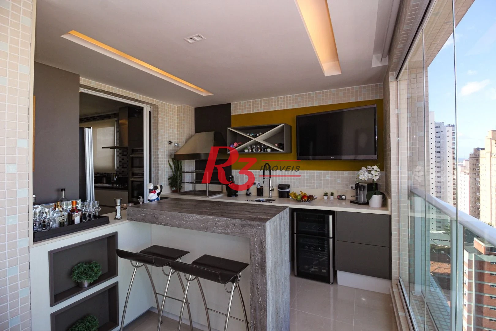 Apartamento com 4 dormitórios à venda, 277 m² por R$ 5.850.000,00 - Embaré - Santos/SP