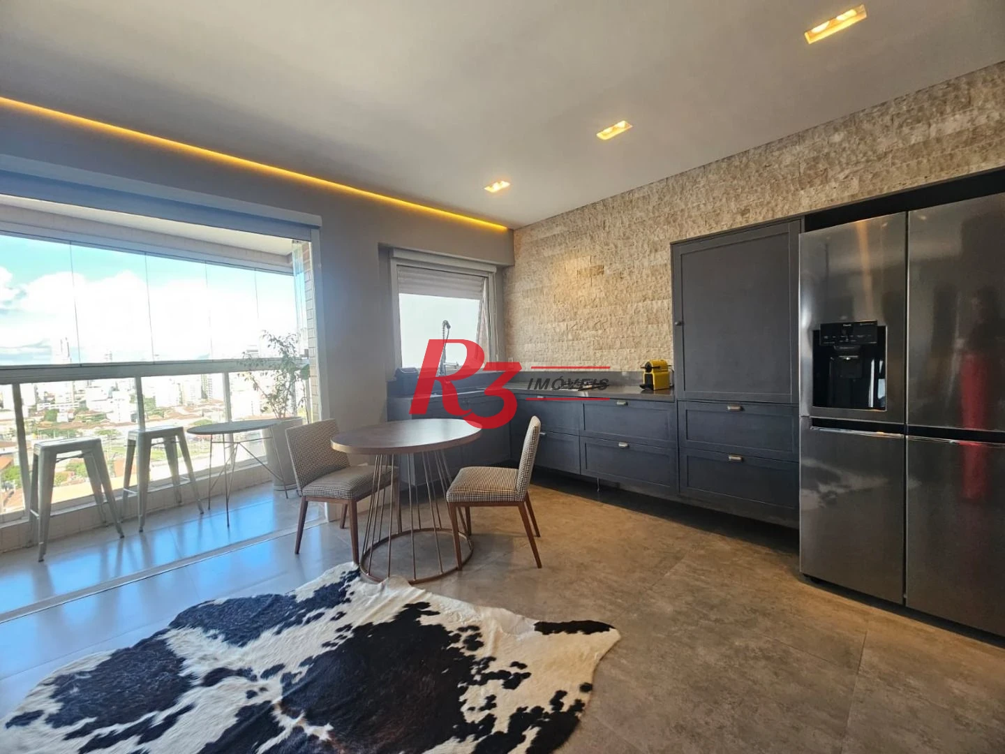 Studio com 1 dormitório à venda, 45 m² por R$ 680.000,00 - Campo Grande - Santos/SP