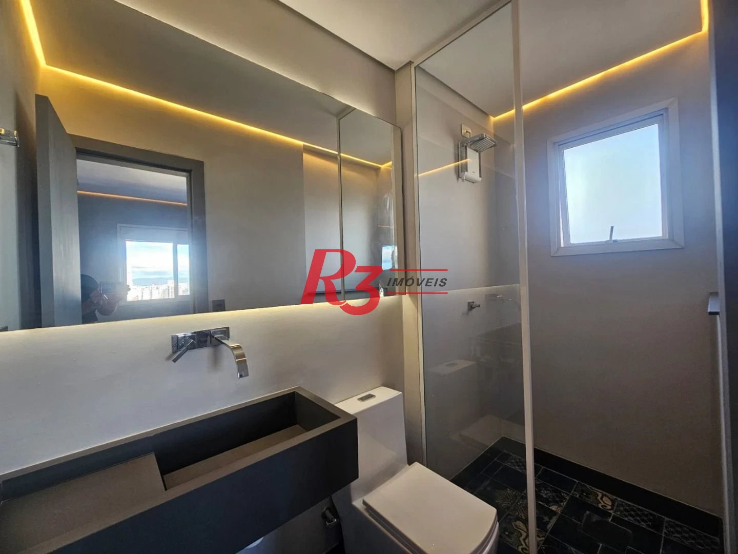 Studio com 1 dormitório à venda, 45 m² por R$ 680.000,00 - Campo Grande - Santos/SP