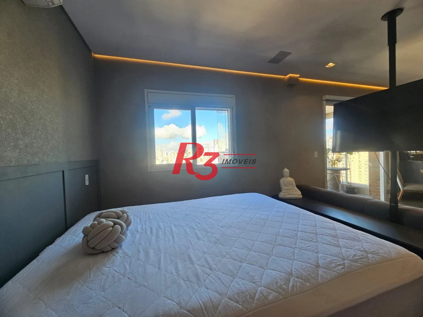 Studio com 1 dormitório à venda, 45 m² por R$ 680.000,00 - Campo Grande - Santos/SP