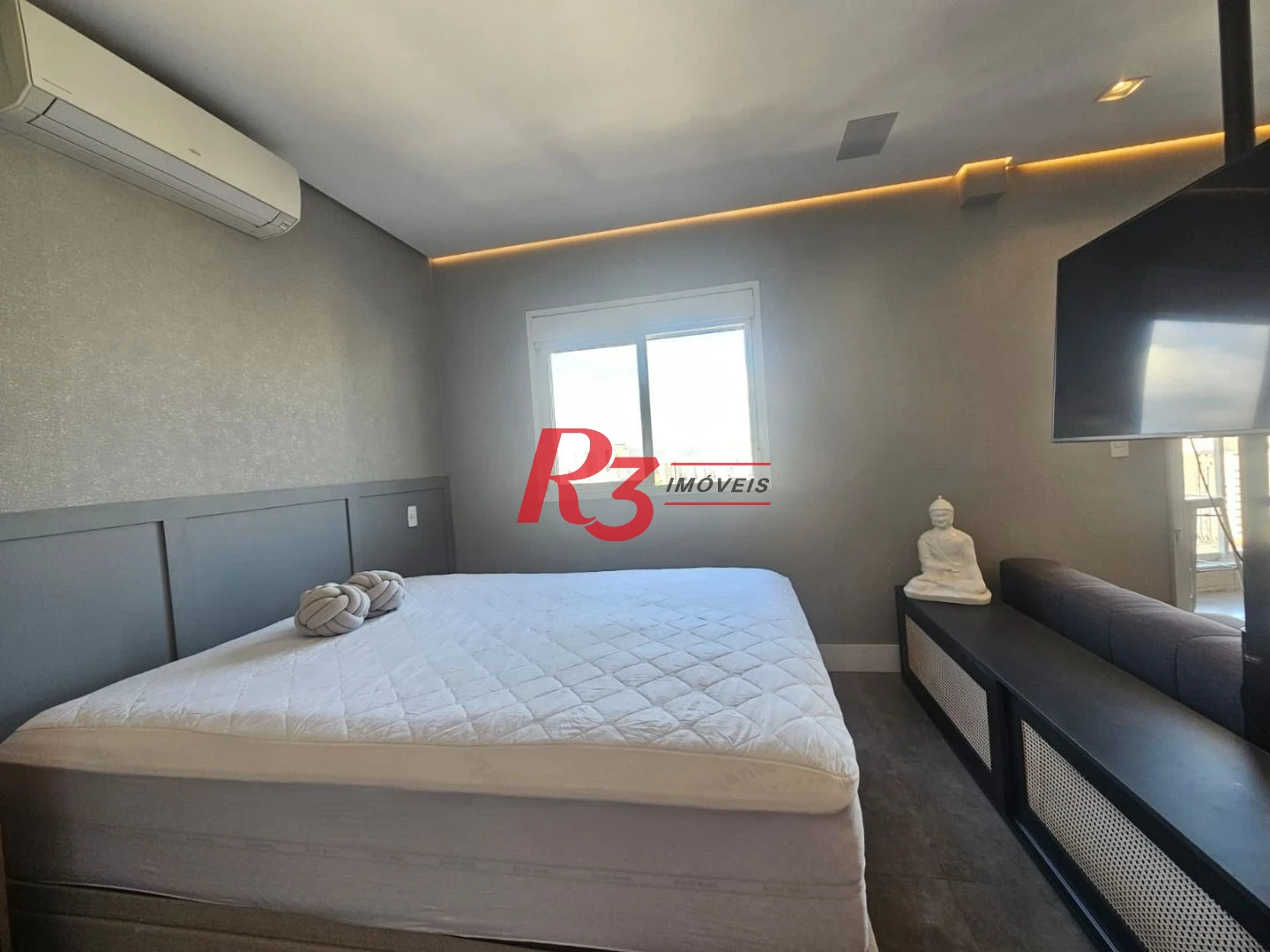 Studio com 1 dormitório à venda, 45 m² por R$ 680.000,00 - Campo Grande - Santos/SP