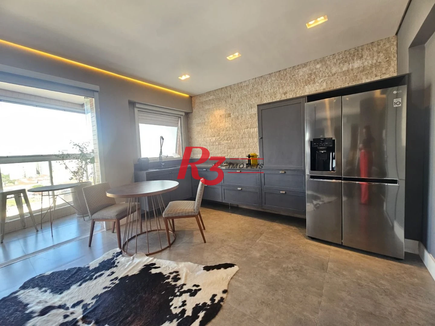 Studio com 1 dormitório à venda, 45 m² por R$ 680.000,00 - Campo Grande - Santos/SP