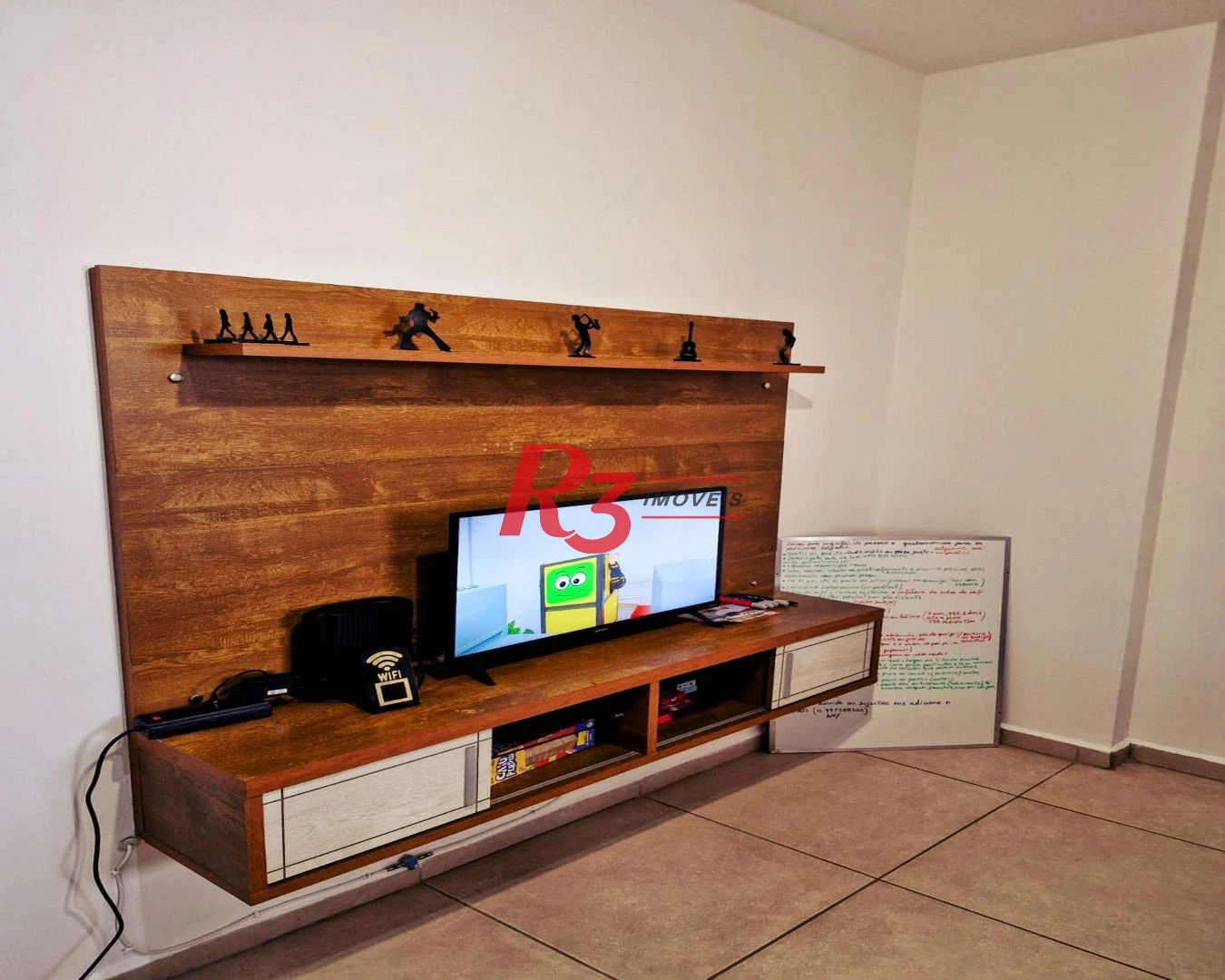 Kitnet com 1 dormitório para alugar, 38 m² por R$ 2.800,00/mês - Aparecida - Santos/SP
