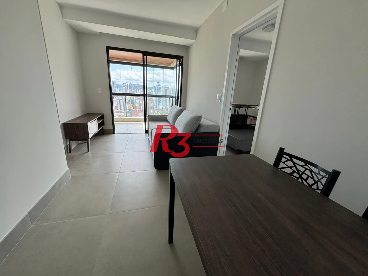 Apartamento com 1 suíte + lavabo para alugar, 54 m² por R$ 7.000/mês - Boqueirão - Santos/SP