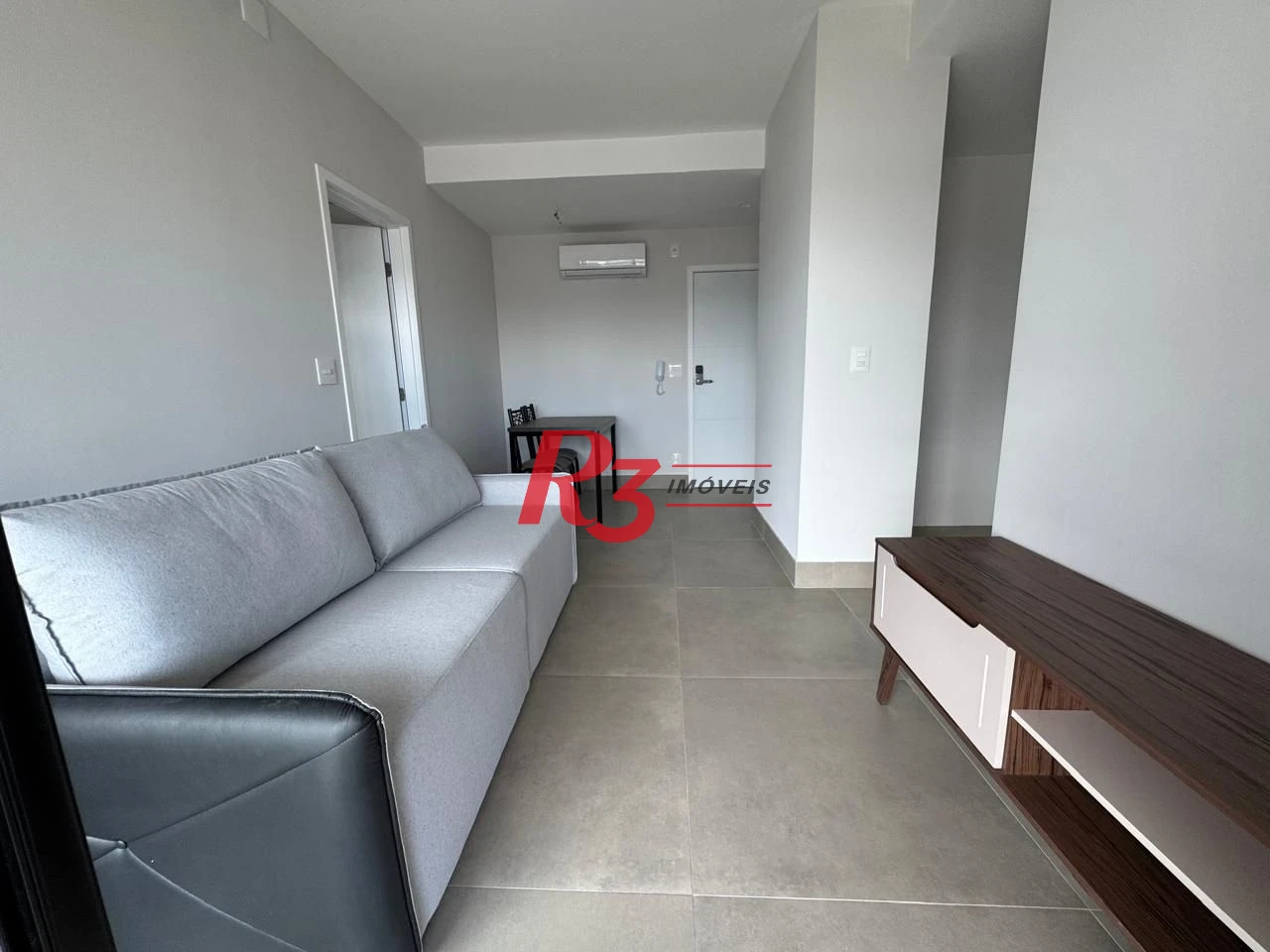Apartamento com 1 suíte + lavabo para alugar, 54 m² por R$ 7.000/mês - Boqueirão - Santos/SP