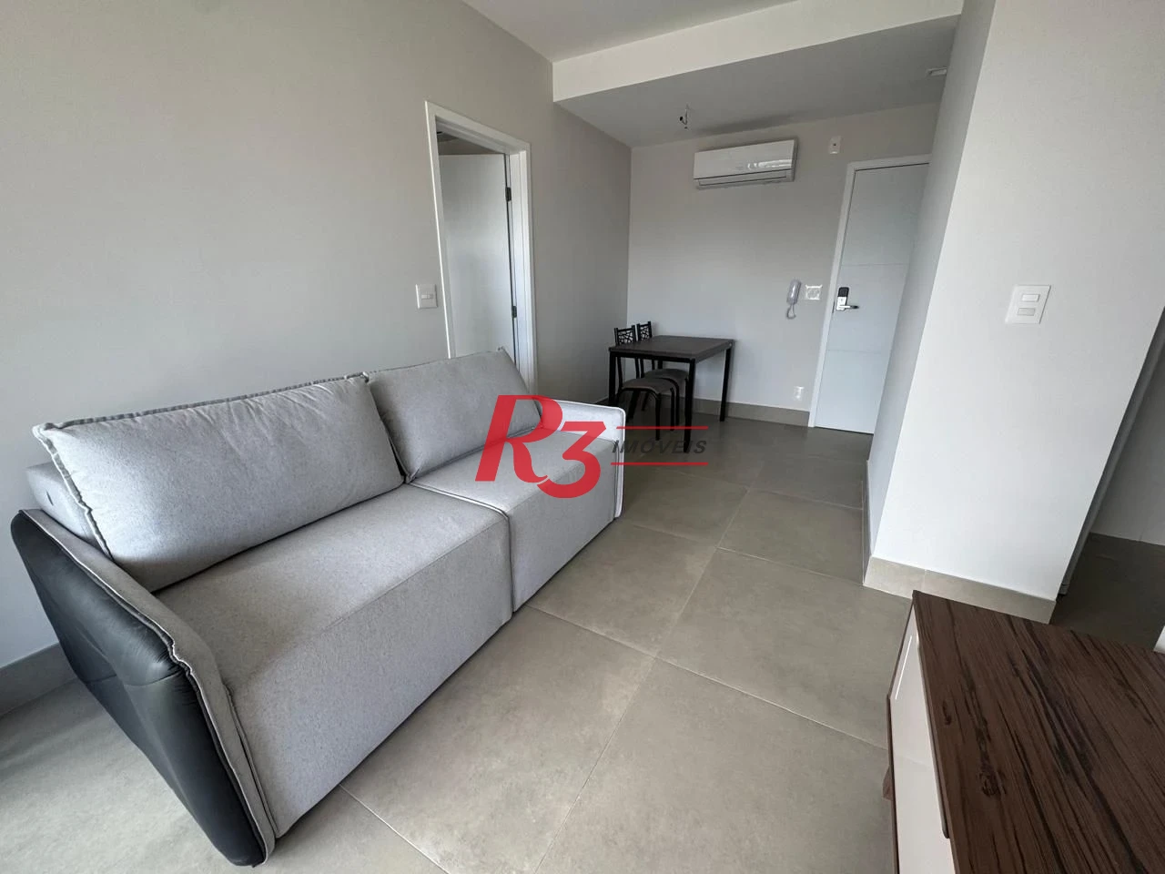 Apartamento com 1 suíte + lavabo para alugar, 54 m² por R$ 7.000/mês - Boqueirão - Santos/SP