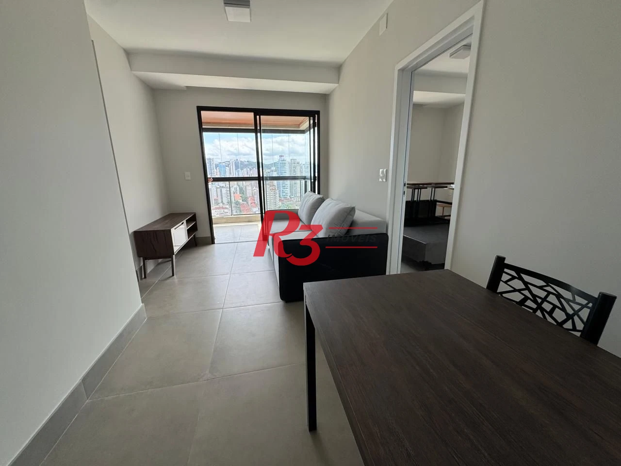 Apartamento com 1 suíte + lavabo para alugar, 54 m² por R$ 7.000/mês - Boqueirão - Santos/SP