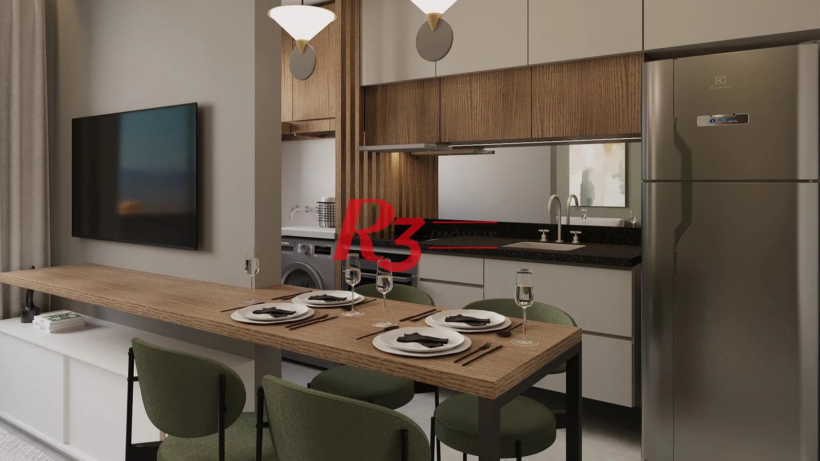 Apartamento com 1 dormitório à venda, 33 m² por R$ 290.000 - Macuco - Santos/SP