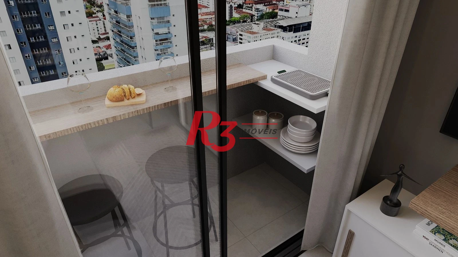 Apartamento com 1 dormitório à venda, 33 m² por R$ 290.000 - Macuco - Santos/SP