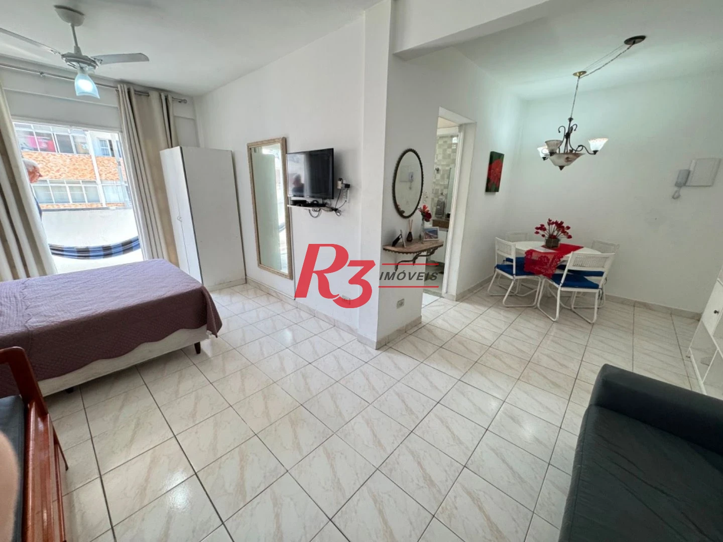 Studio para alugar, 50 m² por R$ 3.000,02/mês - Ponta da Praia - Santos/SP