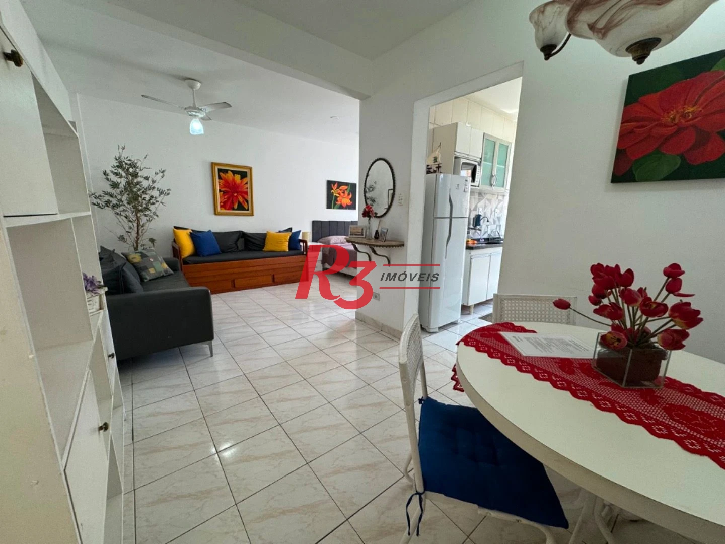 Studio para alugar, 50 m² por R$ 3.000,02/mês - Ponta da Praia - Santos/SP