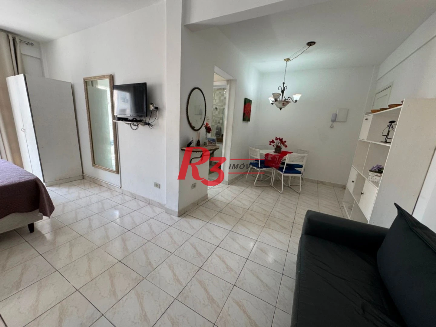 Studio para alugar, 50 m² por R$ 3.000,02/mês - Ponta da Praia - Santos/SP