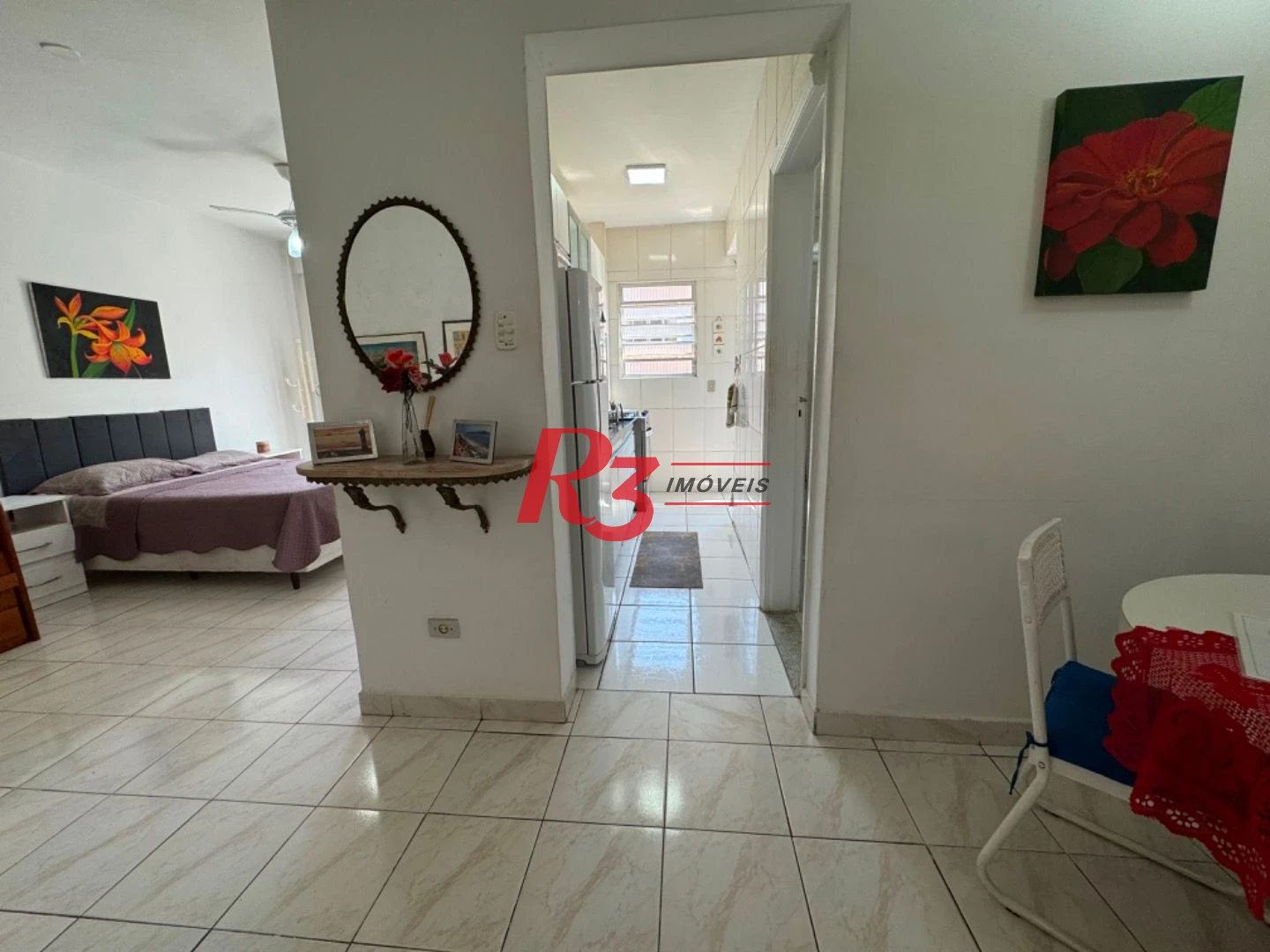 Studio para alugar, 50 m² por R$ 3.000,02/mês - Ponta da Praia - Santos/SP
